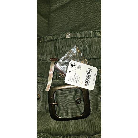 NWT FREE PEOPLE We The Free Sloane Belted Pants $148 X-LARGE Western Inspired - Picture 6 of 6